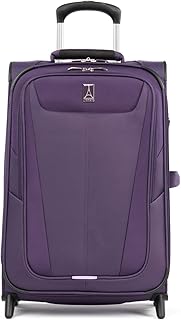Travelpro Maxlite 5 Softside Lightweight Expandable Upright Luggage, Imperial Purple, Carry-On 22-Inch