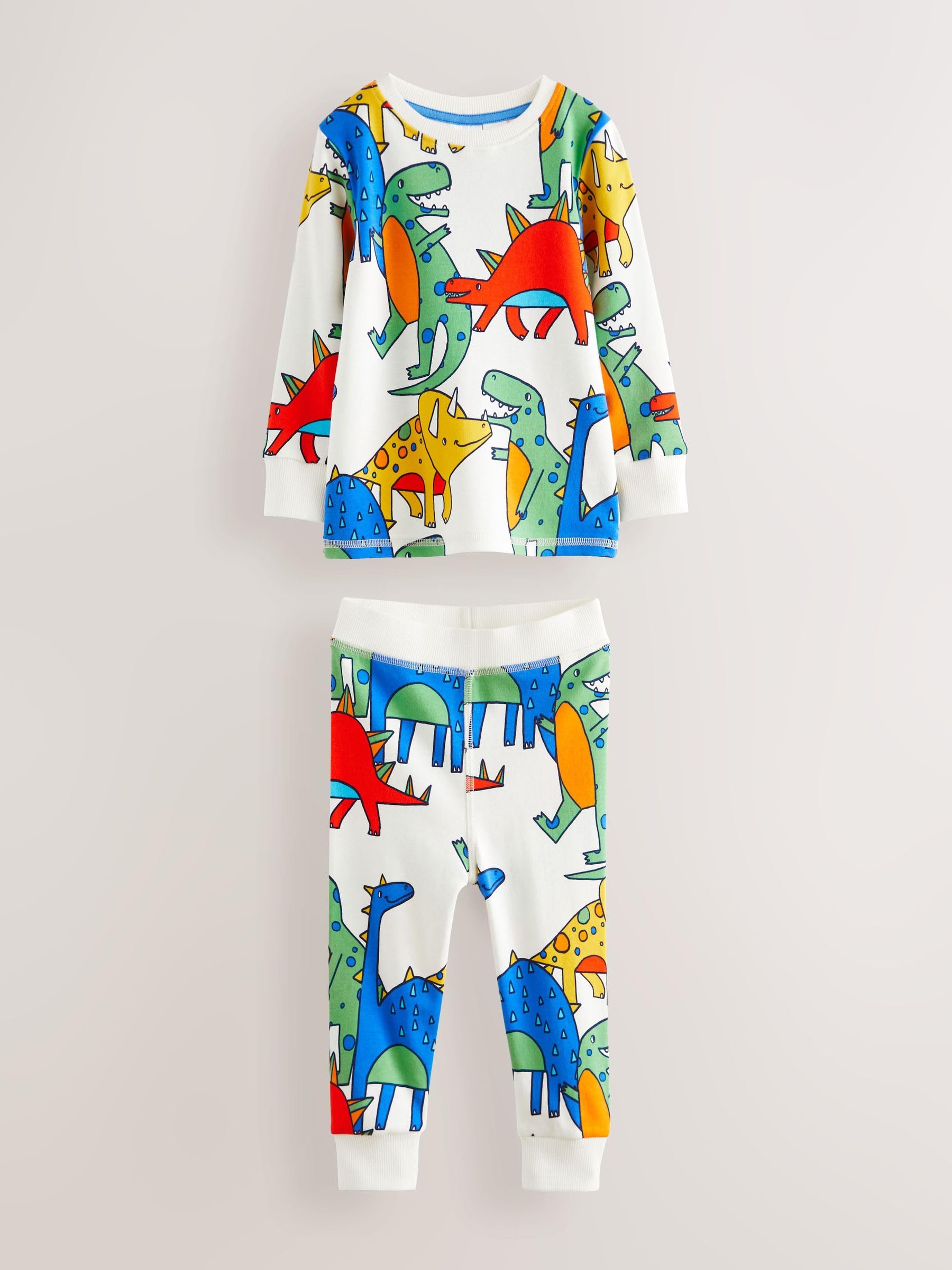 NEXT Niños Pack de 3 Pijamas abrigados 100% algodón