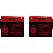 Neptune 12V 22Ah Nut & Bolt Replment Battery for Pride Elite Traveller Plus 4 Wheelchair Battery - 2 Pack