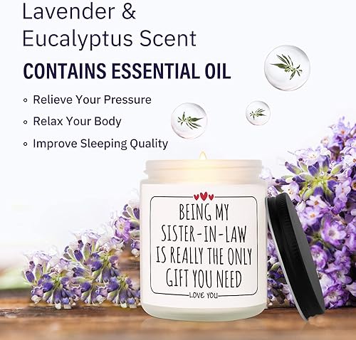 Miniatura 3 de Regalos para cuñada regalo divertido de vela para cuñada regalo único para cuñada en cumpleaños Navidad Acción de Gracias velas perfumadas