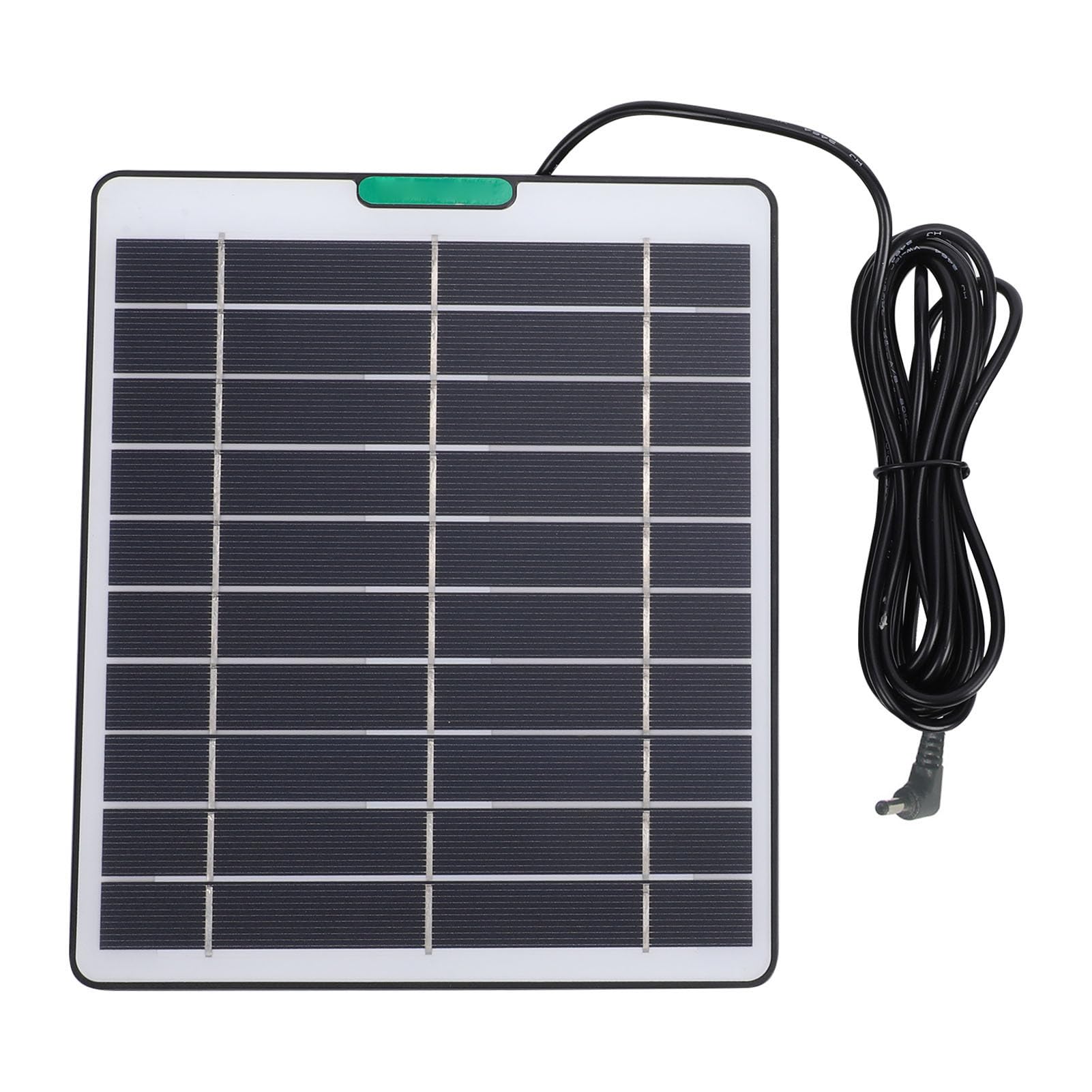 Cargador solar 5W Tipo C de alta eficiencia para cámaras exteriores e interiores