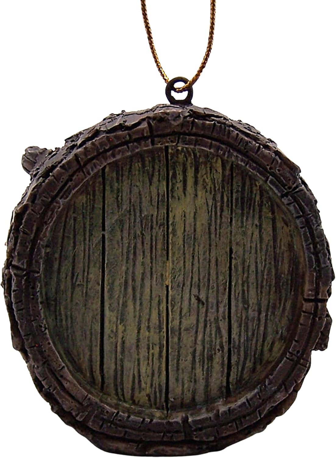 Fishing Bear at a Log Cabin Christmas Ornament, Holiday Décor, Rustic Theme, 2.5 Inches - Image 5