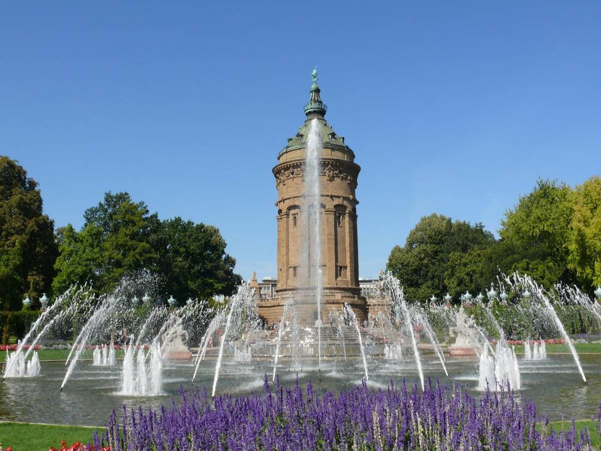 Torre ad acqua, Mannheim/Germania, puzzle da 1000 pezzi