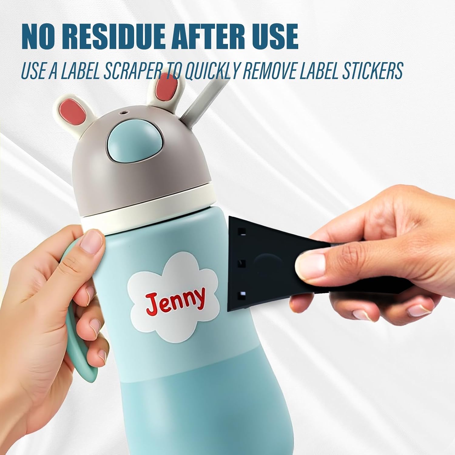 Adhesive Remover, Sticker & Glue Removal Spray Kit with Plastic Scraper, Quickly Removes Stickers, Labels, Glues, Grease for Window Wood and More - 3.3 fl oz