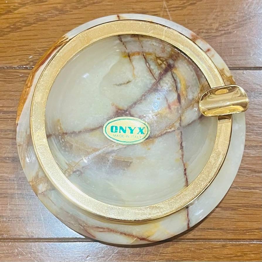 大理石　高級　オニックス　灰皿 大理石高級オニックス灰皿