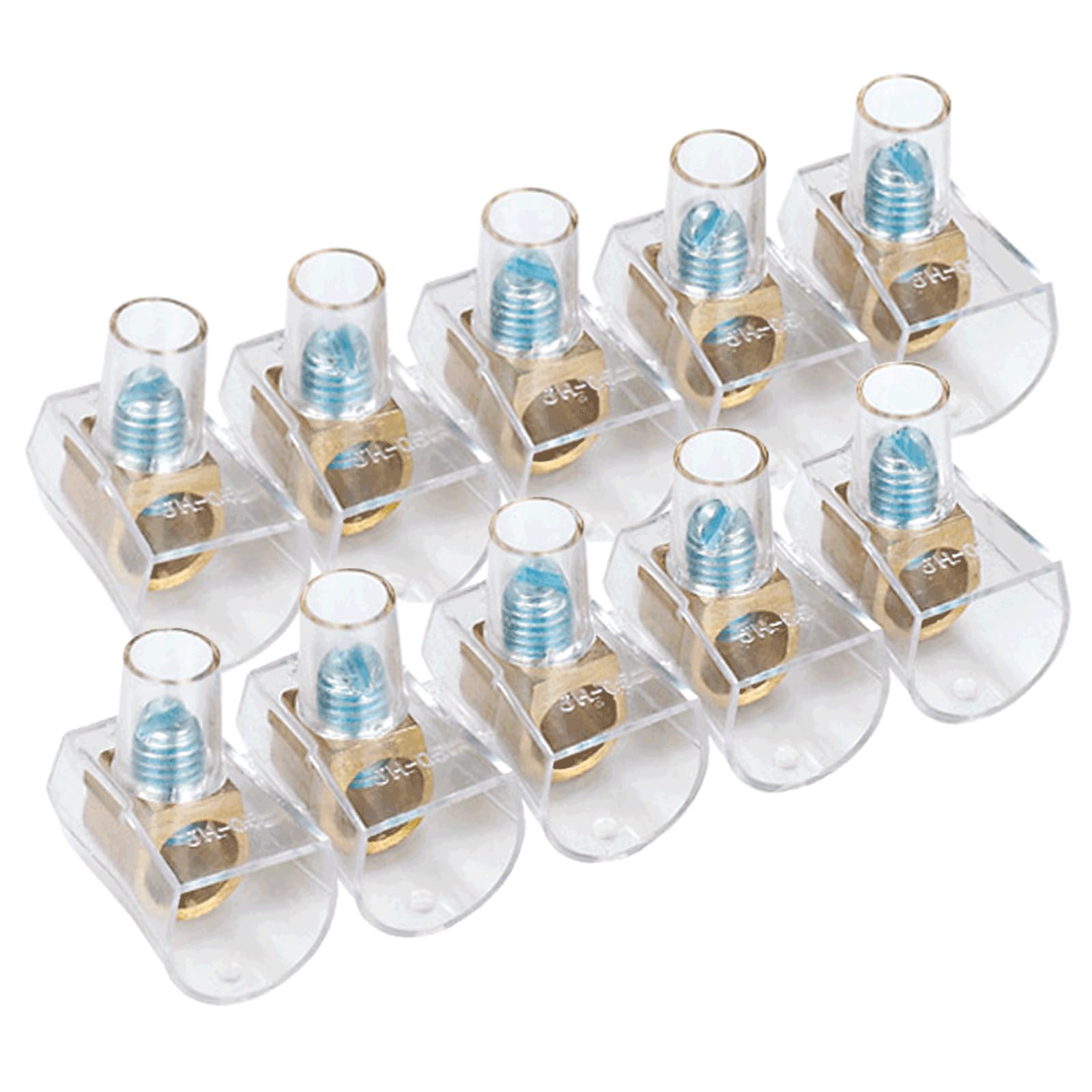 PC5 Terminal Block (16 mm) (2 pcs/blister), Transparent