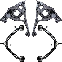 Vista 230 de Detroit Axle - Kit de brazos de control delanteros de 4 piezas para Ford Mustang Base GT 05-10 2005 2006 2007 2008 2009 2010, 2 brazos de control