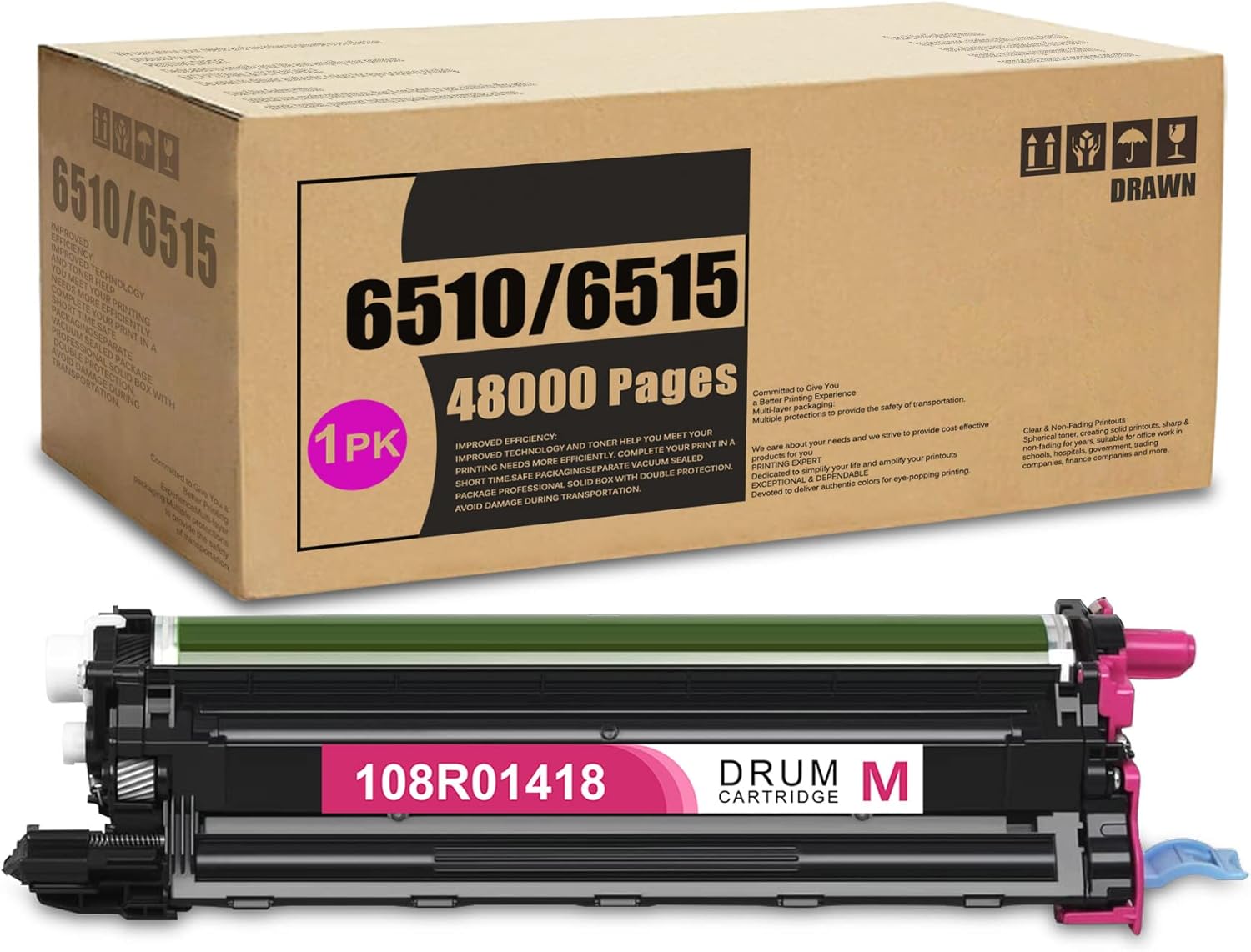 6510/6515 Imaging Drum Magenta DRWN 1 Pack 108R01418 Drum