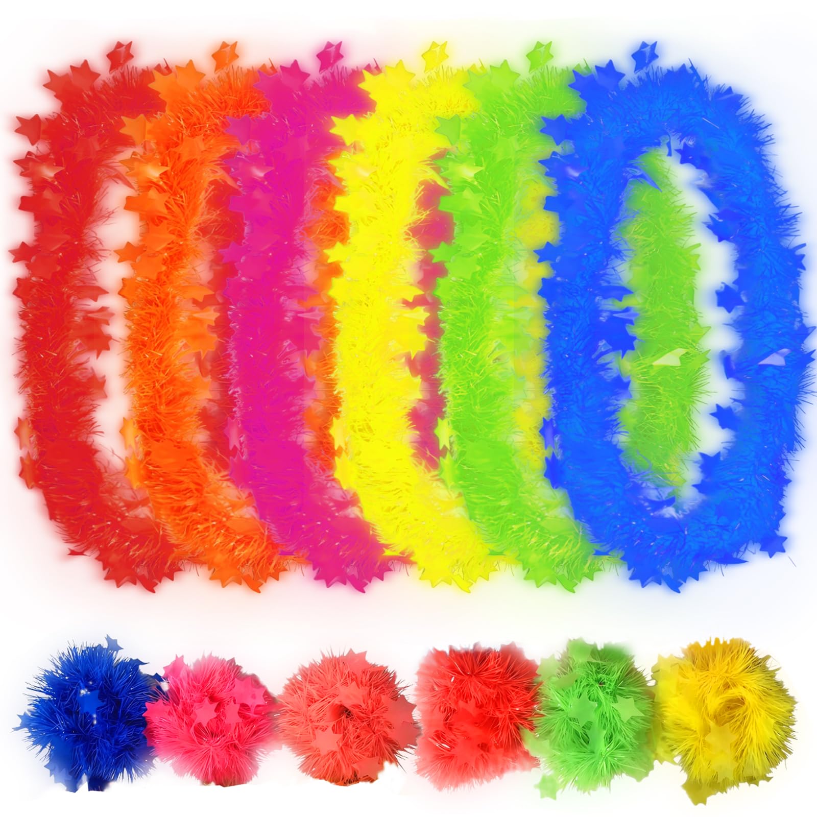Set di collana e braccialetto che si illuminano al buio, si illuminano sotto i raggi UV o alla luce nera, collana fluorescente al neon per feste, accessori per cabina fotografica per donne