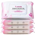mivida Hypoallergenic Makeup Remover Wipes Bulk With Vitamin E, 200 count (450) Value Pack, Fragrance Free Makeup Wipes For Sensitive Skin, Alcohol Free Facial Make up Remover