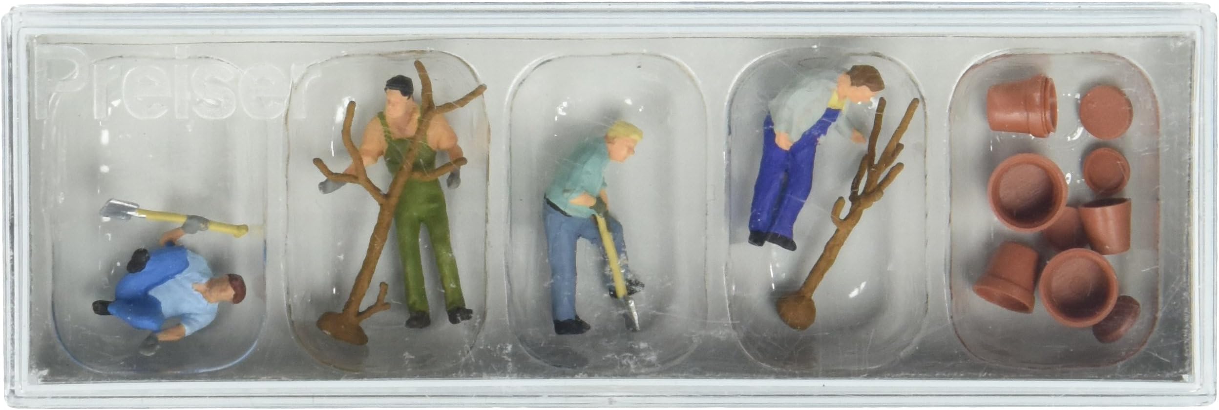 Preiser10466 People Working Men Planting Trees HO Scale Figure
