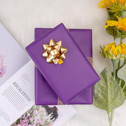 Miniatura 234 de RUSPEPA Papel de regalo negro de color sólido para bodas, cumpleaños, fiestas, felicitaciones y vacaciones, 30 pulgadas x 32.8 pies Negro -,Azul