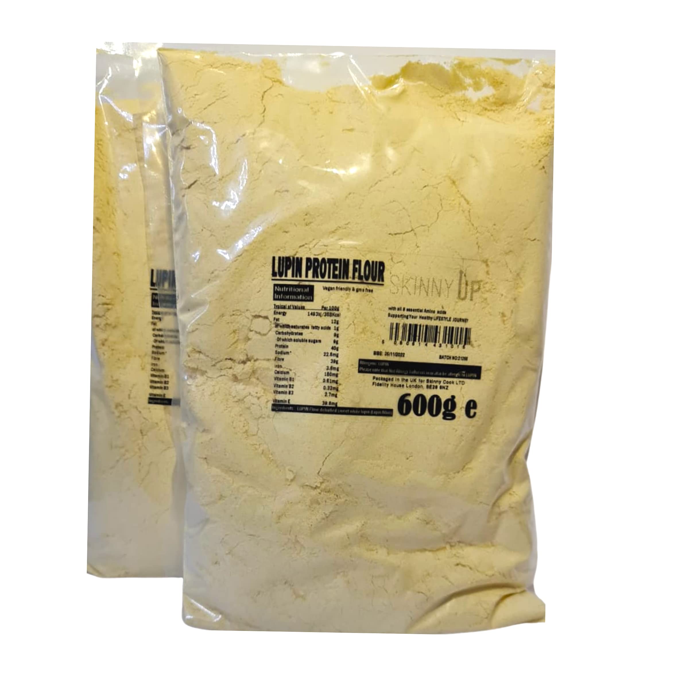 Lupin Flour 600g Premium Lupin Protein Flour Keto Flour Pack. Vegan