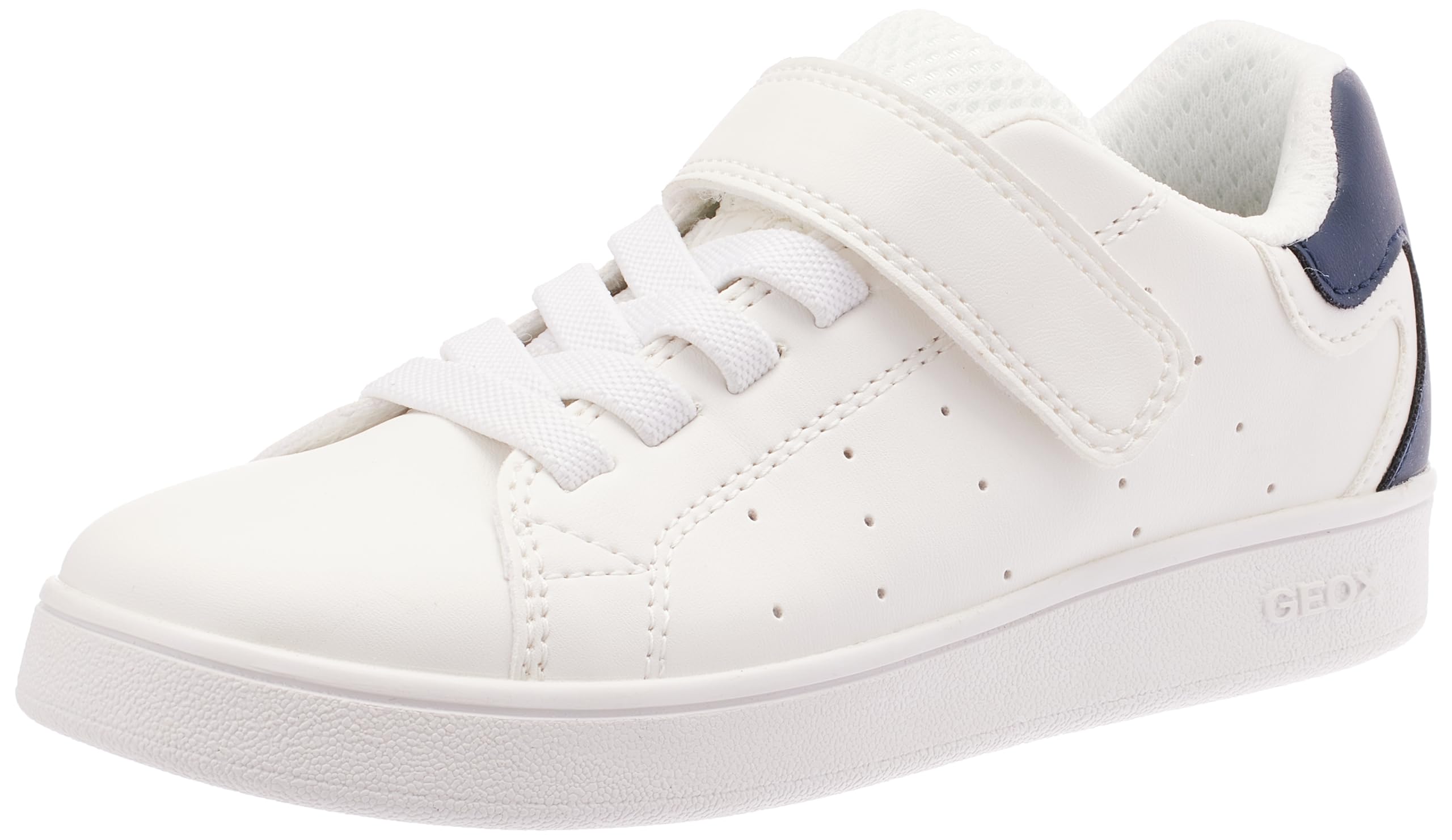 Geox Boys J Eclyper Boy ASneaker, White Navy, 4.5 UK