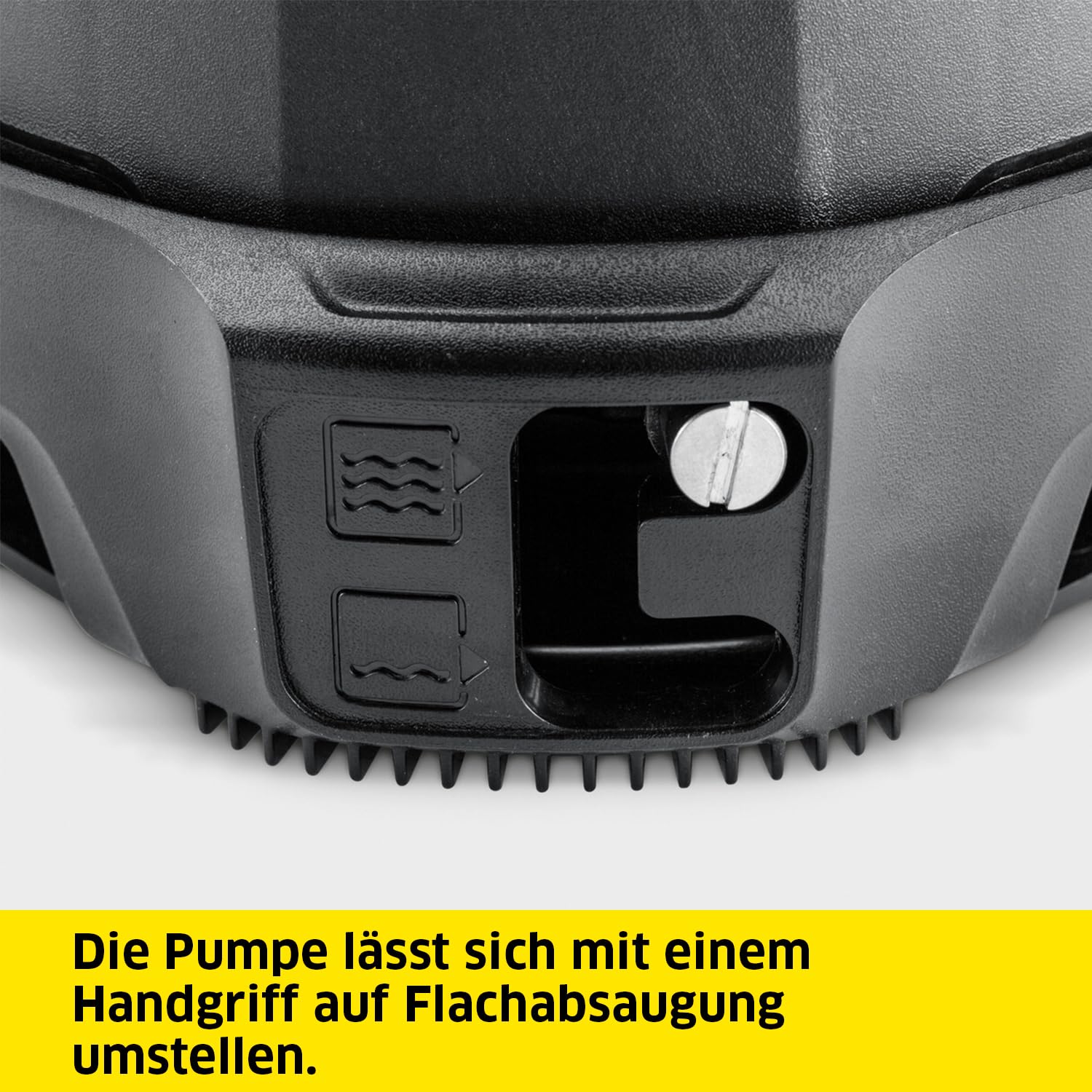 Kärcher SP 16.000 Dual flachsaugende Schmutzwasser-Tauchpumpe, Fördermenge: 16.000 l/h, Eintauchtiefe: max. 7 m, für Schmutzwasser mit Partikeln bis zu einer Größe von 20 mm, Restwasserhöhe: 1 mm