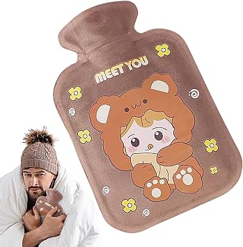 Hot Water Bag Large Capacity Portable Heating Pad Reusable Leakproof Soft