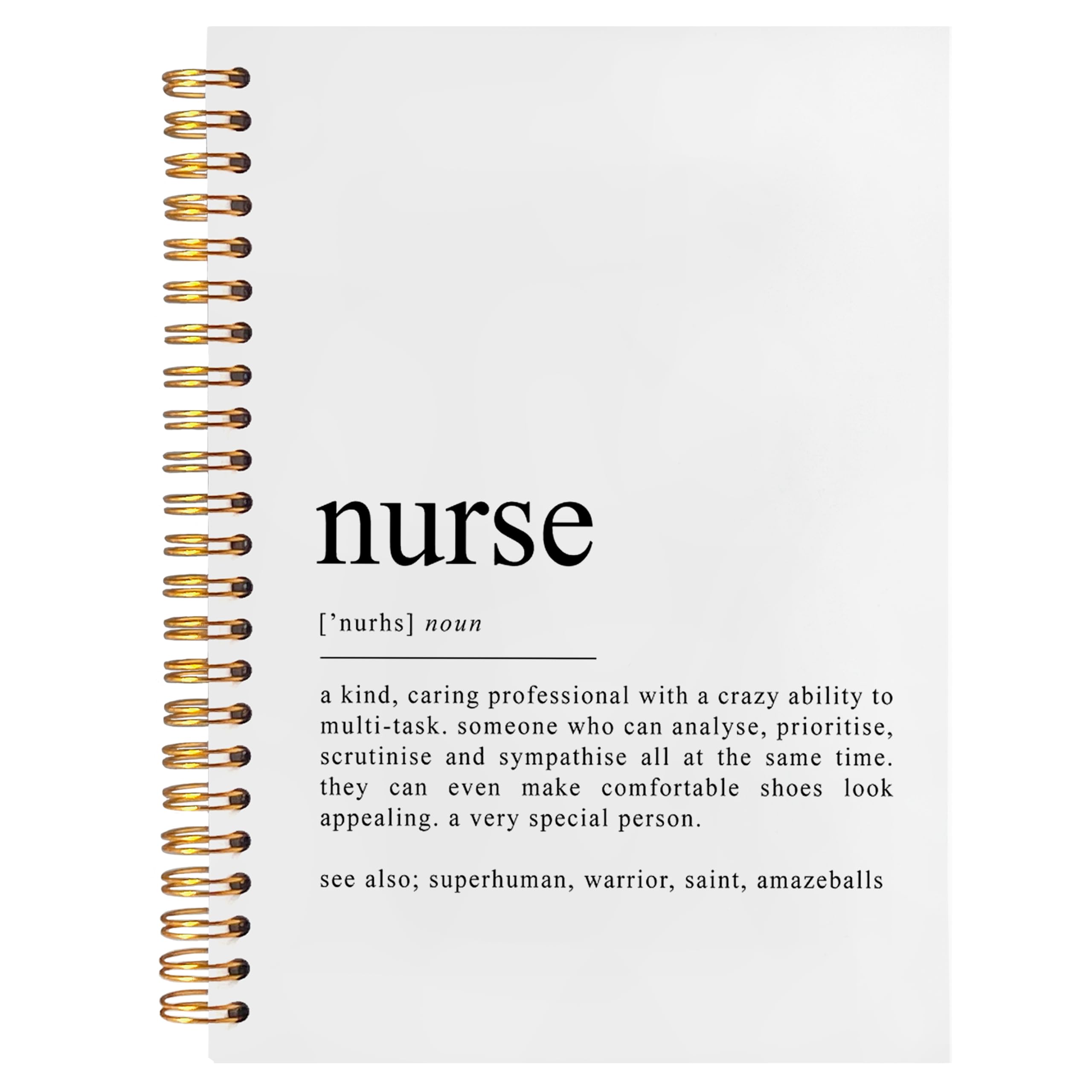 BearCake Nurse Notebook Journal for Women, Nurse Appreciation Gifts, Registered Nurse RN Gifts, Nurse Practitioner Gifts, Nurse Office Supplies, Nurse