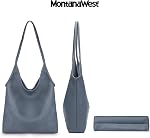 Montana West Slouchy Hobo Bags for Women Soft Designer Shoulder Purses Ladies Top Handle Handbag | Purse