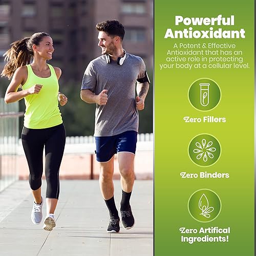 Miniatura 6 de Simply Natures Pure - Ácido alfa lipoico de 600 mg 240 cápsulas vegetales RLA R-LA R-LA R-Lipoic S-Lipoic ALA ácido tióctico sin OMG suministro de 8