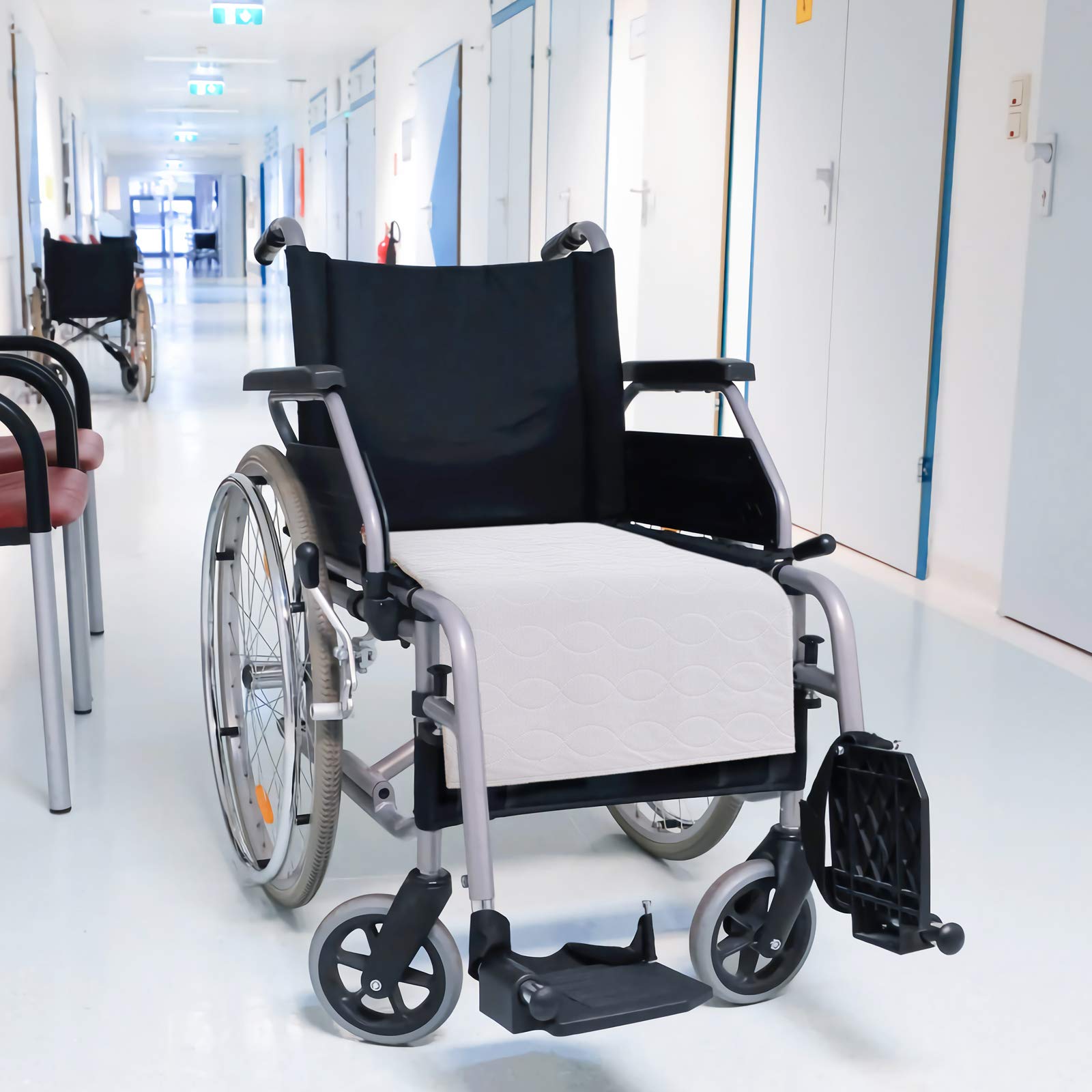 Zmywalna podkładka na inkontynencję z zakładkami - wodoodporna podkładka na materac Podkładka wielokrotnego użytku na nietrzymanie moczu i nietrzymanie moczu (91 x 152 cm)
