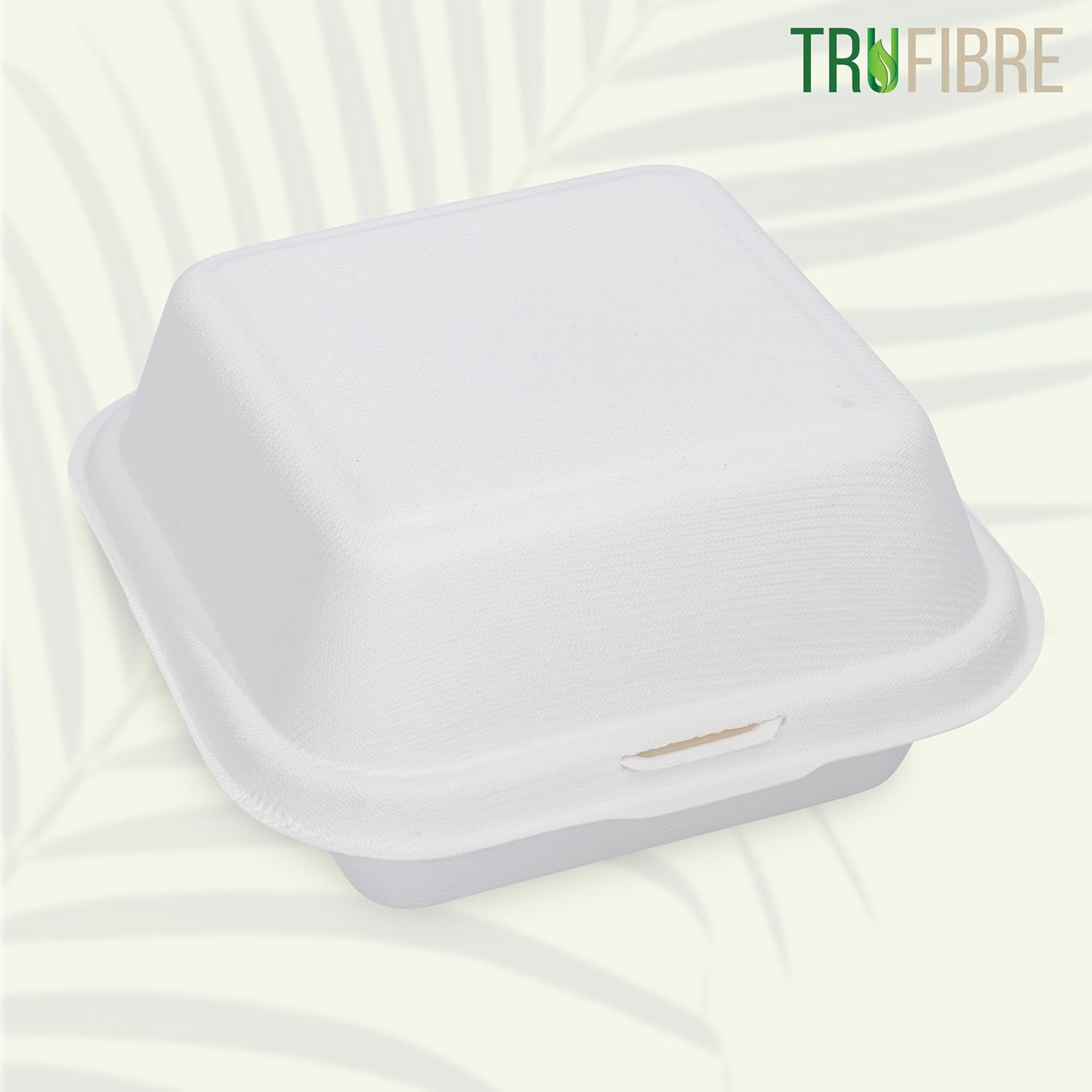 White Disposable To Go Containers with Lids, Clamshell Take Out Boxes, Bento Cakes, Desserts, Sandwiches, Party Favors, Events, 6x6, 100 Pack