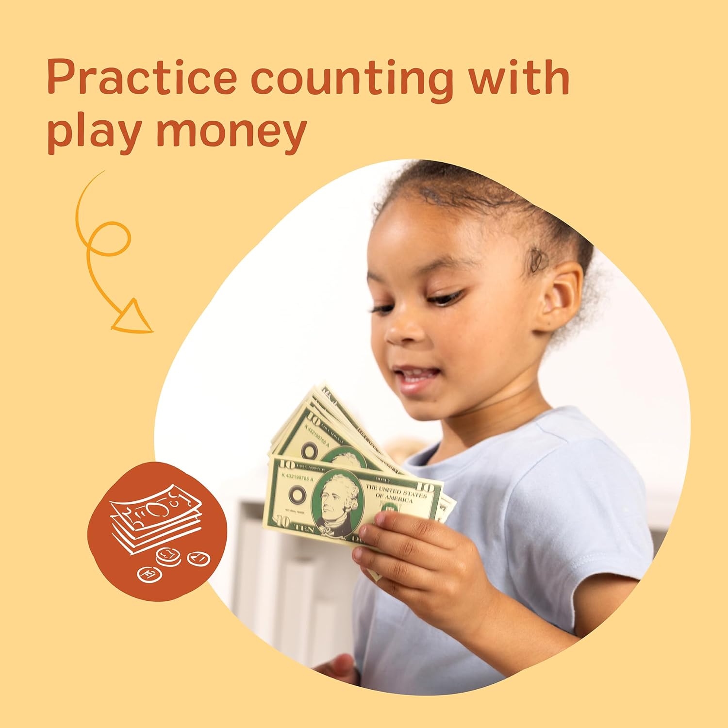 Melissa & Doug Star Diner Restaurant 41-Piece Play Set with Toy Food, Cookware & Play Kitchen Accessories, Preschool Learning Toys for Girls & Boys 3+ - Image 3