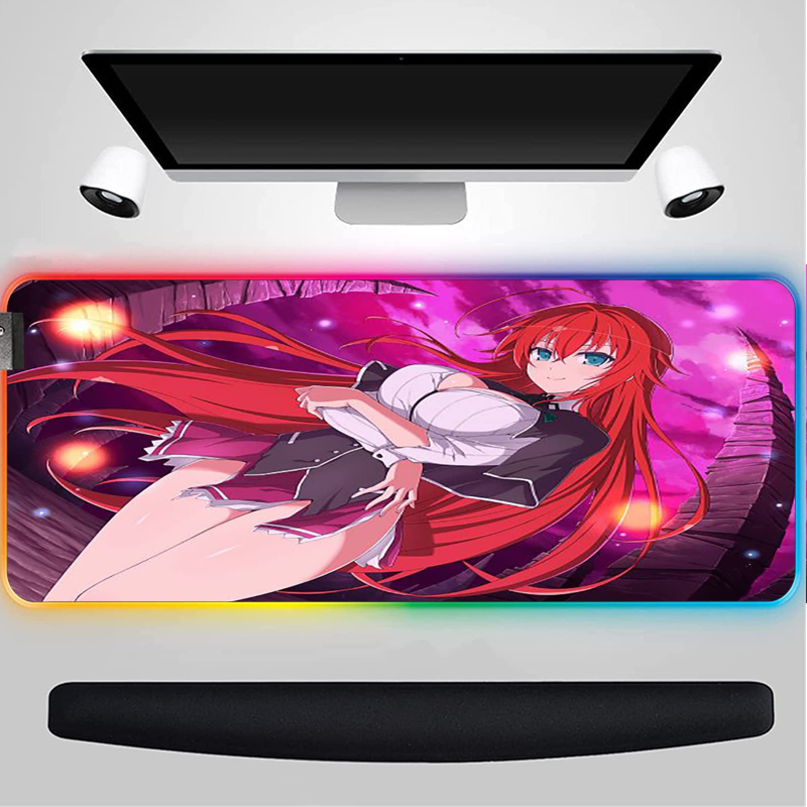 Amazon.co.jp: ゲーミングマウスパッドレッドアニメセクシー