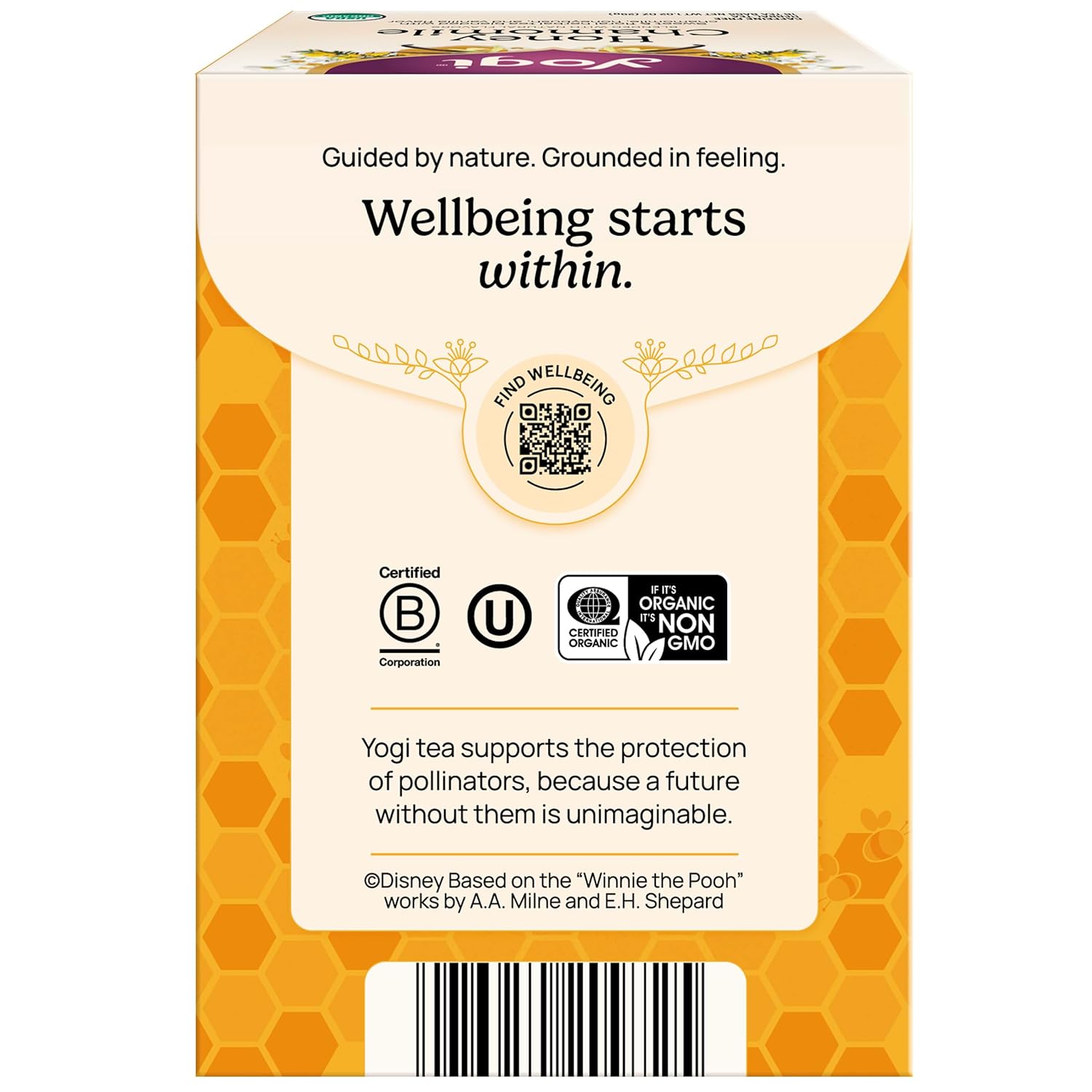 Yogi Honey Chamomile Tea (6 pack, 16 each) - Caffeine-Free Organic Herbal Tea