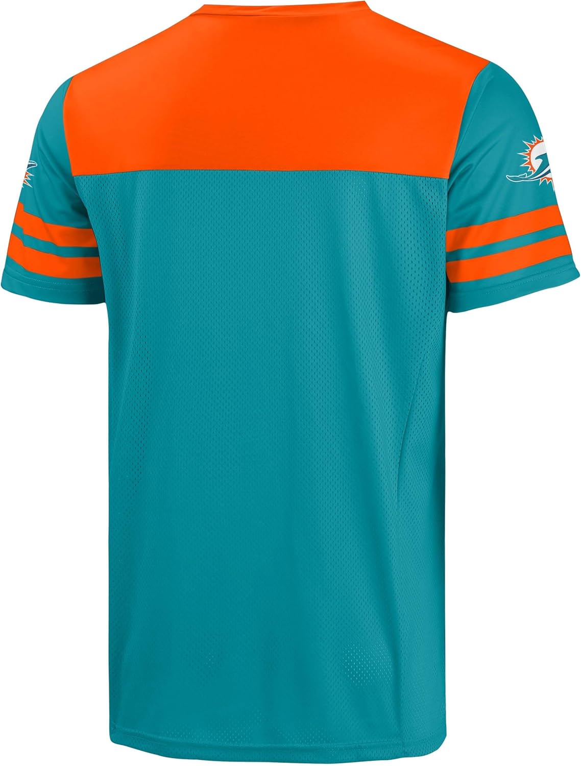 FOCO NFL Men's Officially Licensed Primary Logo Team Color Wordmark Game Day V-Neck Football Top - Image 3