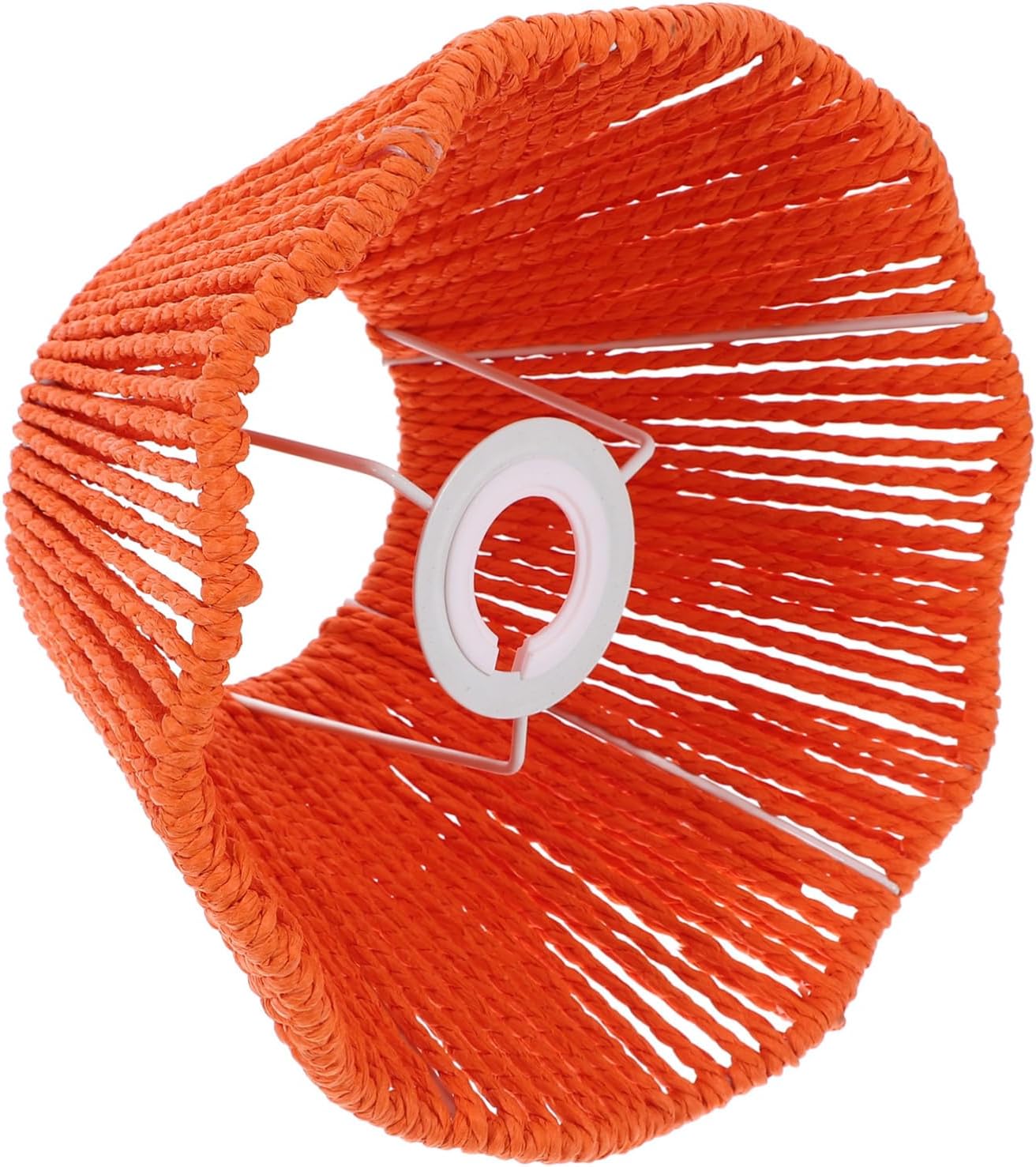 Woven Lampshade Replacement for Table and Ceiling Lights Rope Design Versatile Lighting Fixture for Living Rooms Bedrooms and Offices