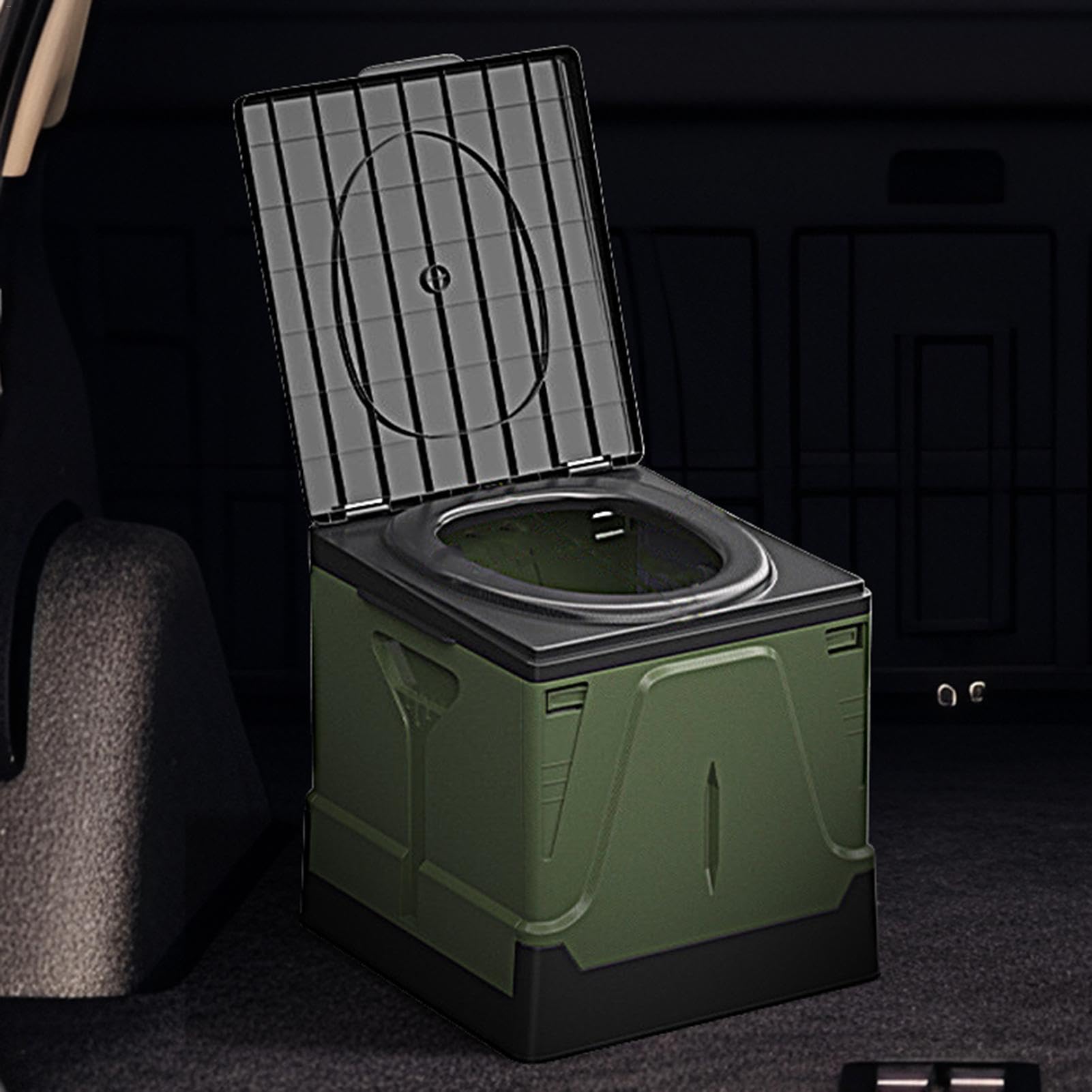 WC portatile da campeggio Portatile Telescopico, Portata 181 Kg | Vasino Per Auto E Toilette Pieghevole Retrattile Telescopico Capacità 181 Kg, Per Adulti, Escursionismo, Spiaggia