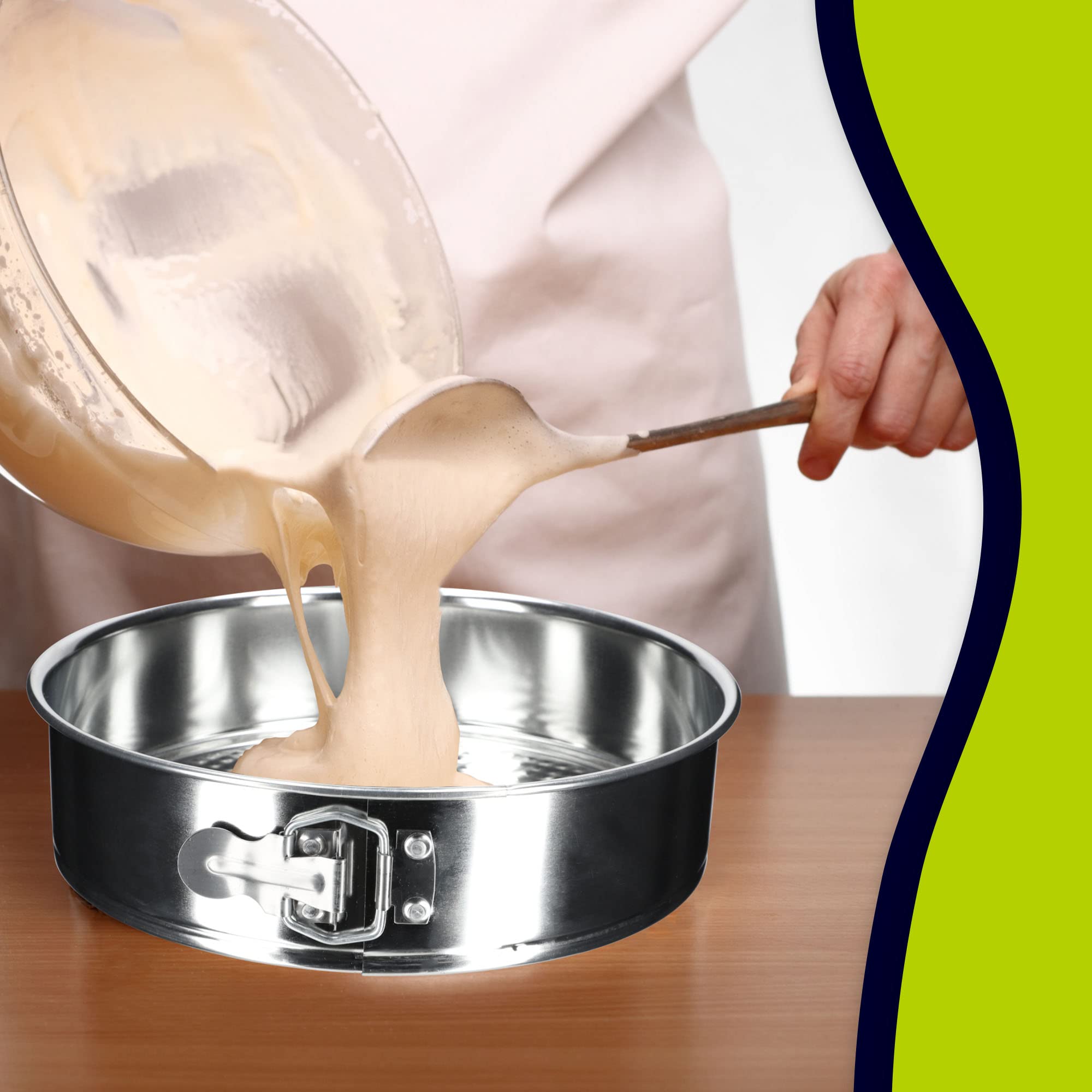 KADAX Springform 24cm - Runde Backform Mit Antihaftbeschichtung