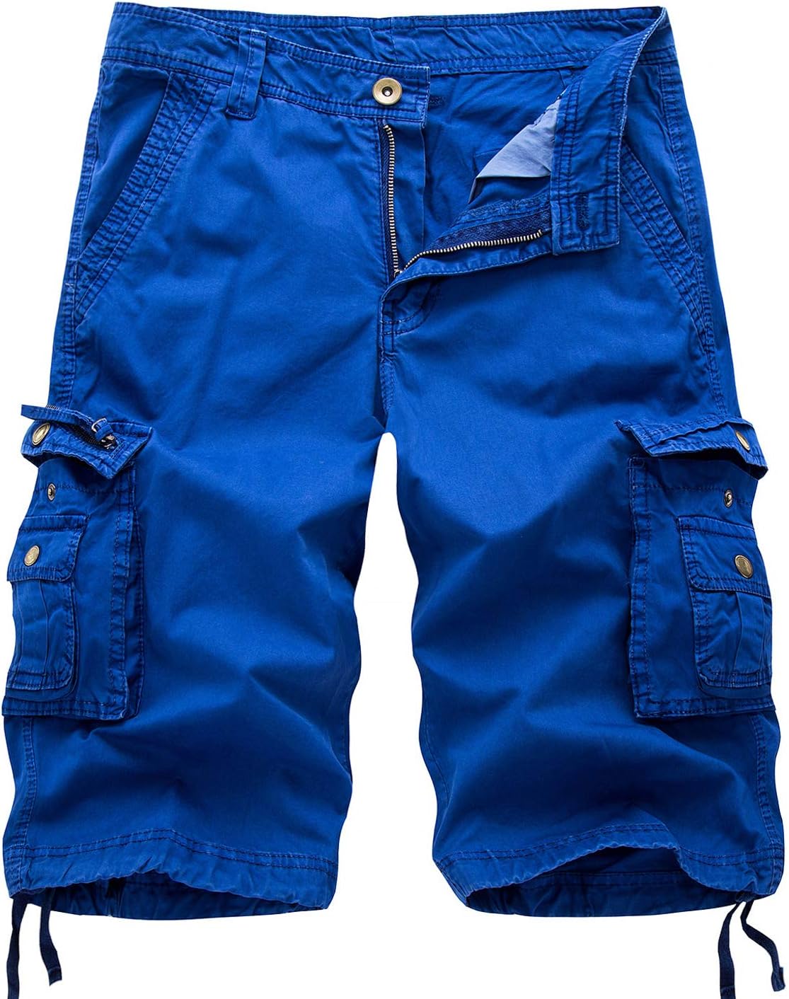 IDEALSANXUN Men's Casual Loose Fit Multi-Pockets Military Cargo Shorts