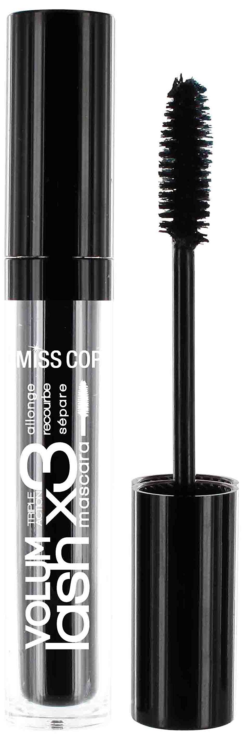 Miss Cop Triple Action Volume Lash Mascara 8 ml, Noir
