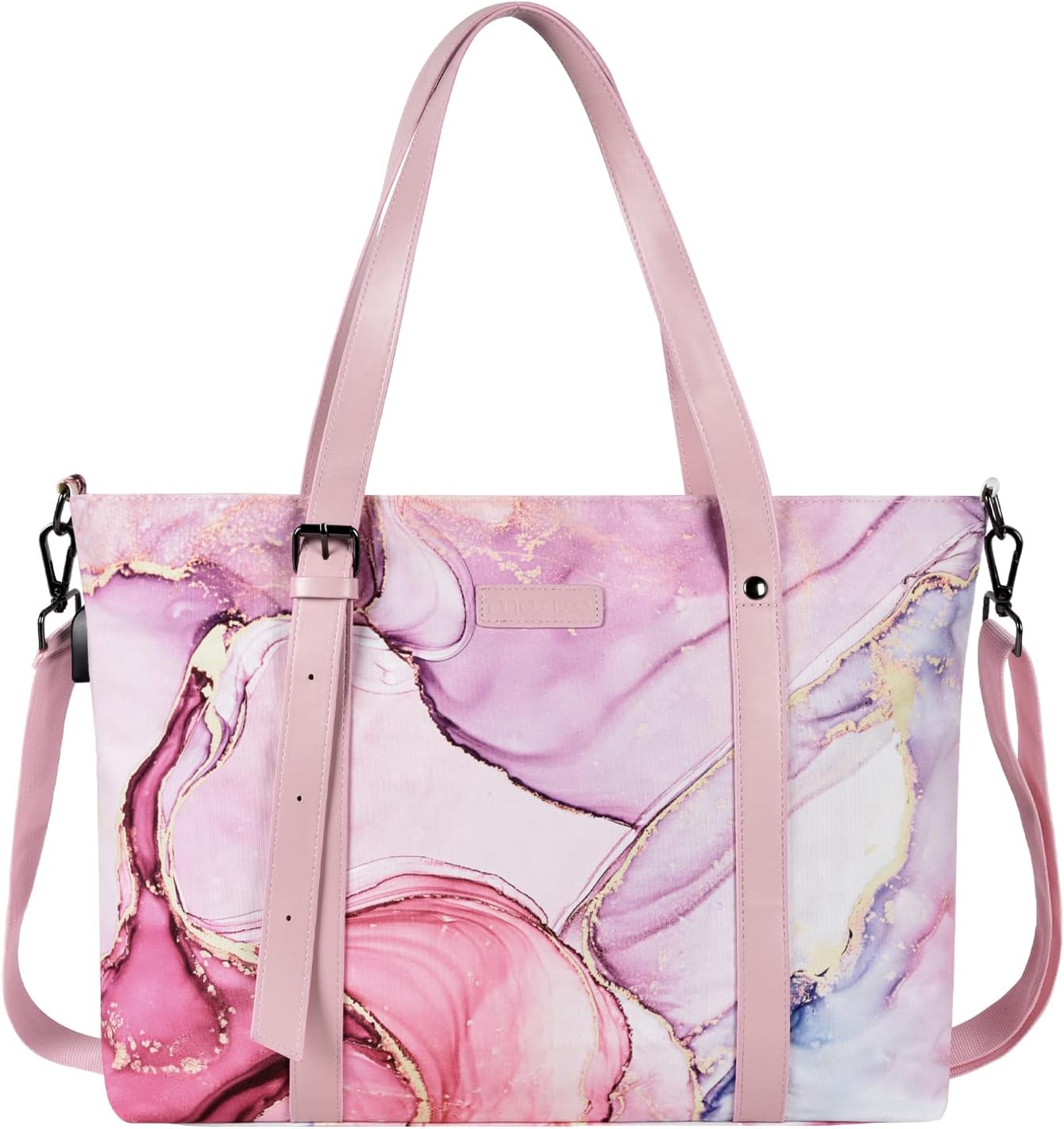 MOSISO USB Port Laptop Tote Bag (1717.3 inch) with Adjustable Top Handle, Laptop