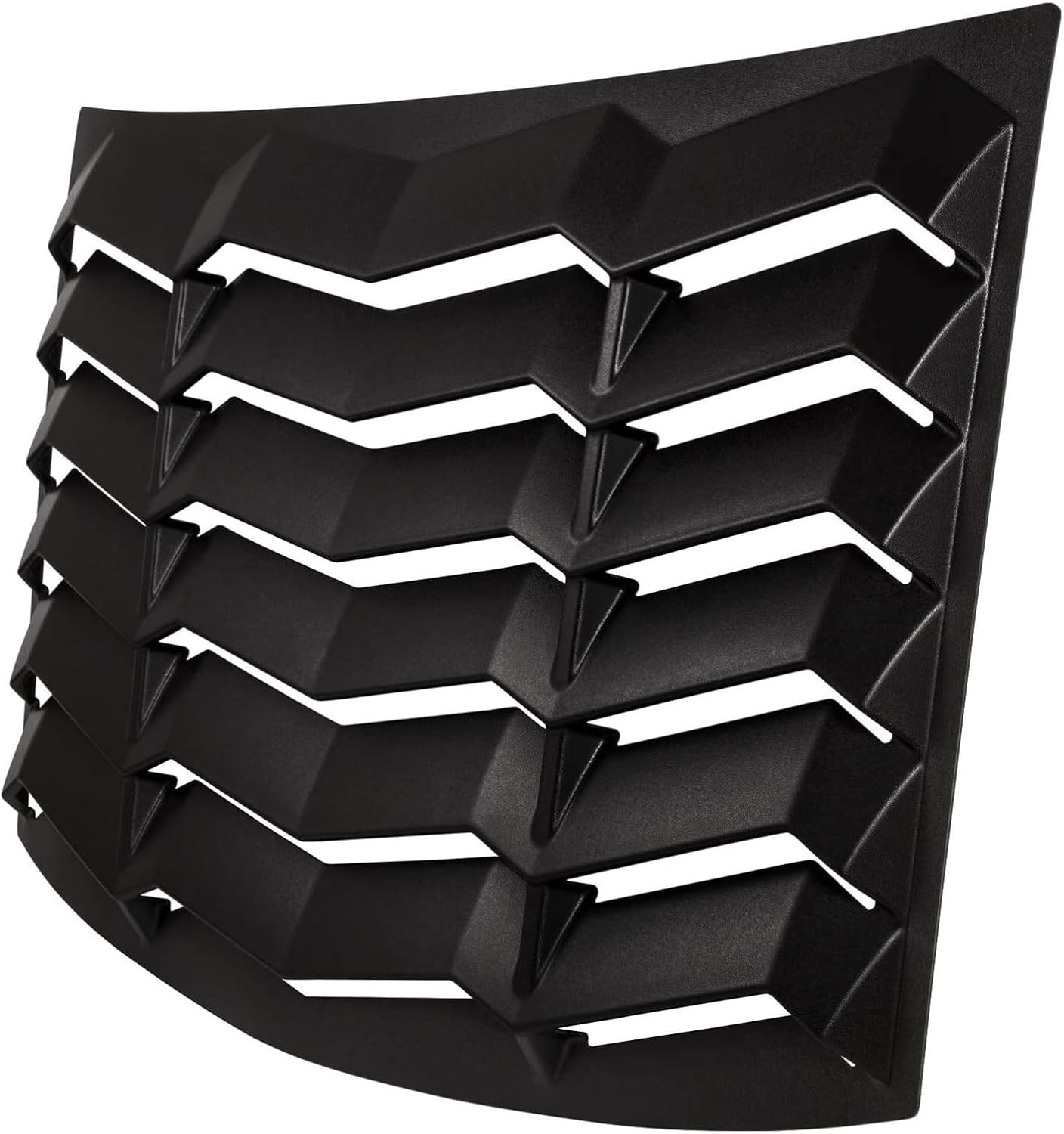 ABS Rear Window Windshiled Louver Sun Shade Cover Matte Black in GT Style Compatible for Chevrolet Camaro 2010-2015