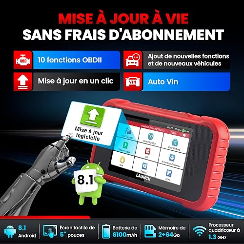 LAUNCH CRP129E V3.0 Elite Valise Diagnostic Auto 12 Réinitialisation - 4