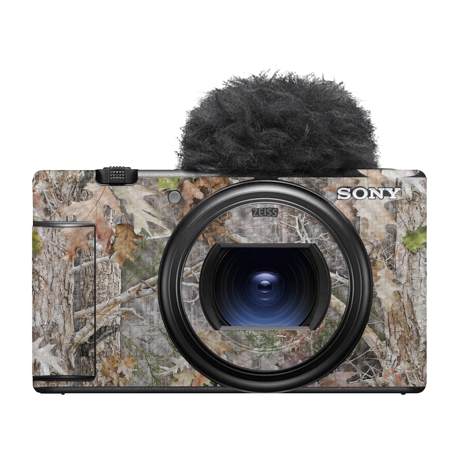 Carbon Fiber Camera Skin Compatible with Sony ZV-1 Mark II (2023) - Kanati - Premium 3M Vinyl Protective Wrap Decal Cover - Easy to Apply | Crafted in the USA by MightySkins