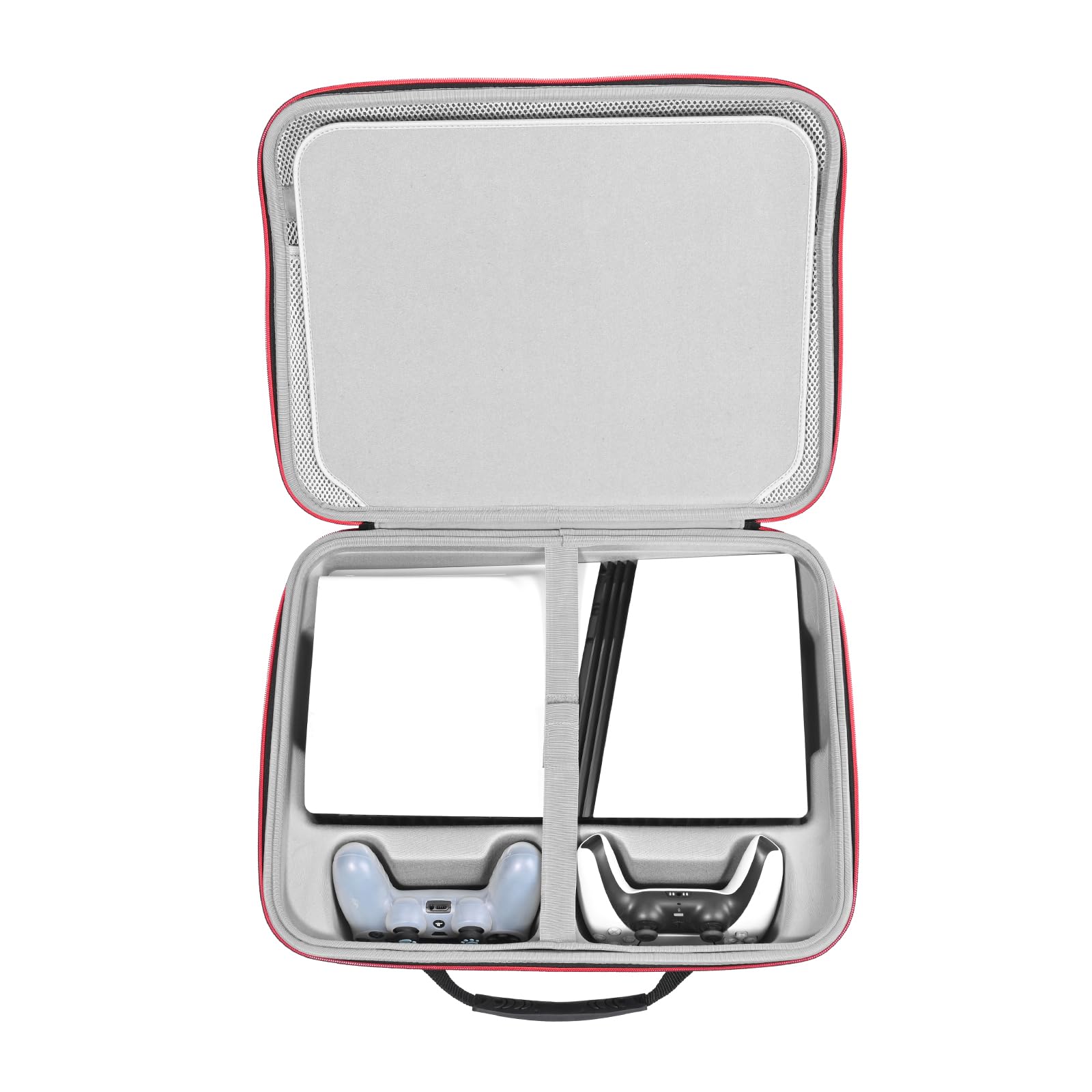 RLSOCO Funda para PlayStation5 Pro Consola,Bolsa de Viaje para PS5 Pro Consola,Mando x2,Cargador x1,Pantalla portátil x1 y Otros Accesorios