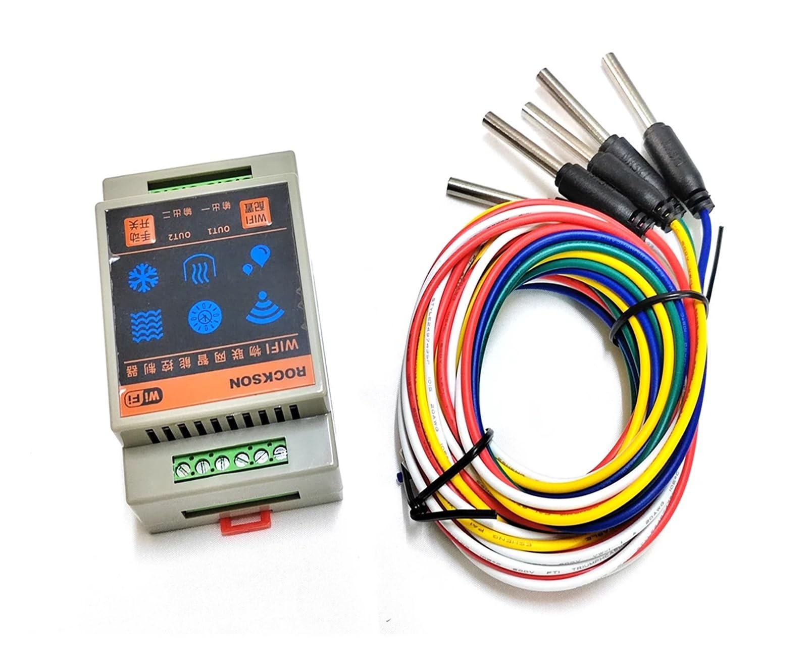 Capteur de niveau d'eau automatisé Tuya WIFI, contrôleur d'alarme débordement, alarme fuite et d'inondation, détecteur débit for réservoir vape piscine(12VDC model)