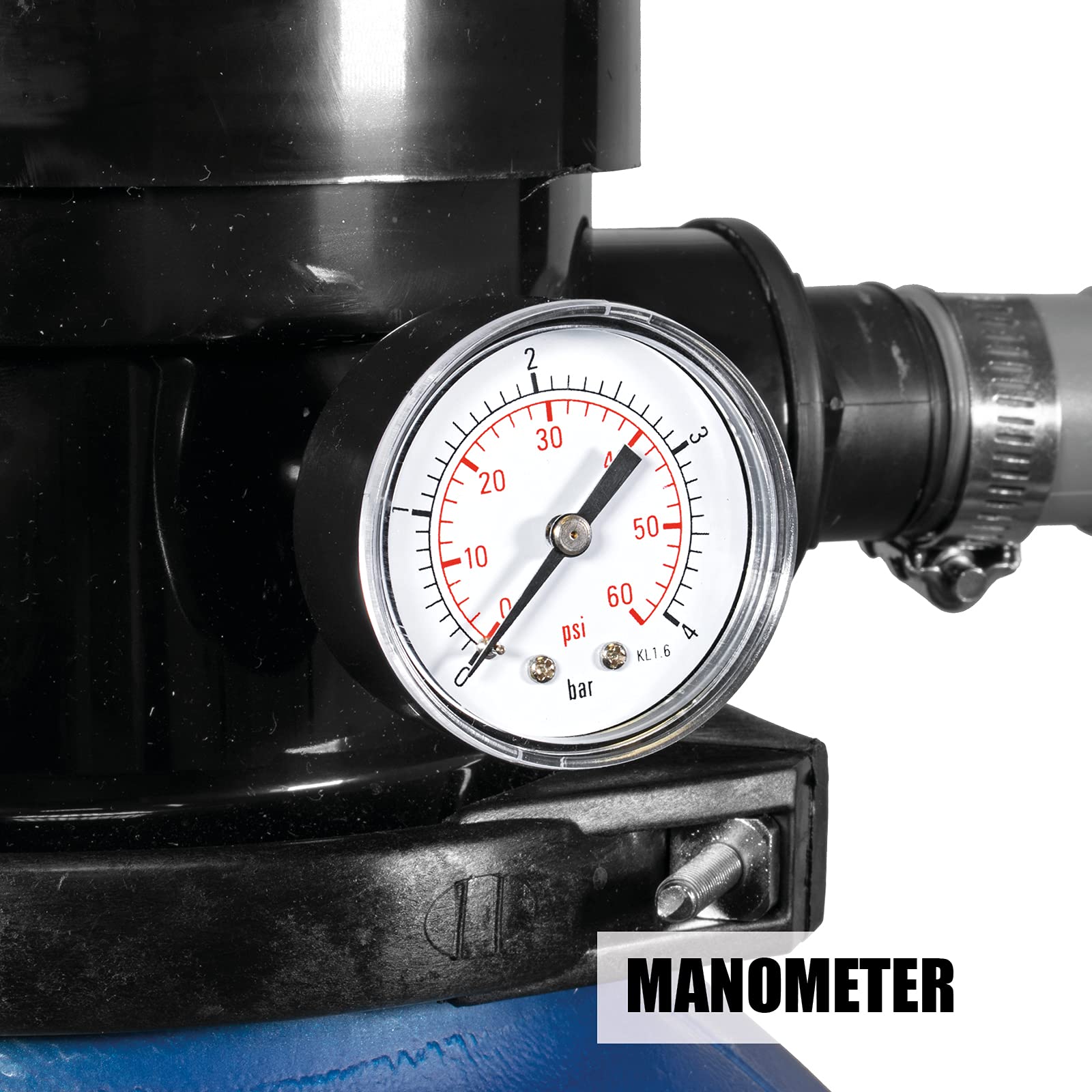 Mauk® Pool Sandfilteranlage | inkl. Schwimmbadpumpe | 7500 L/h - 60 m³