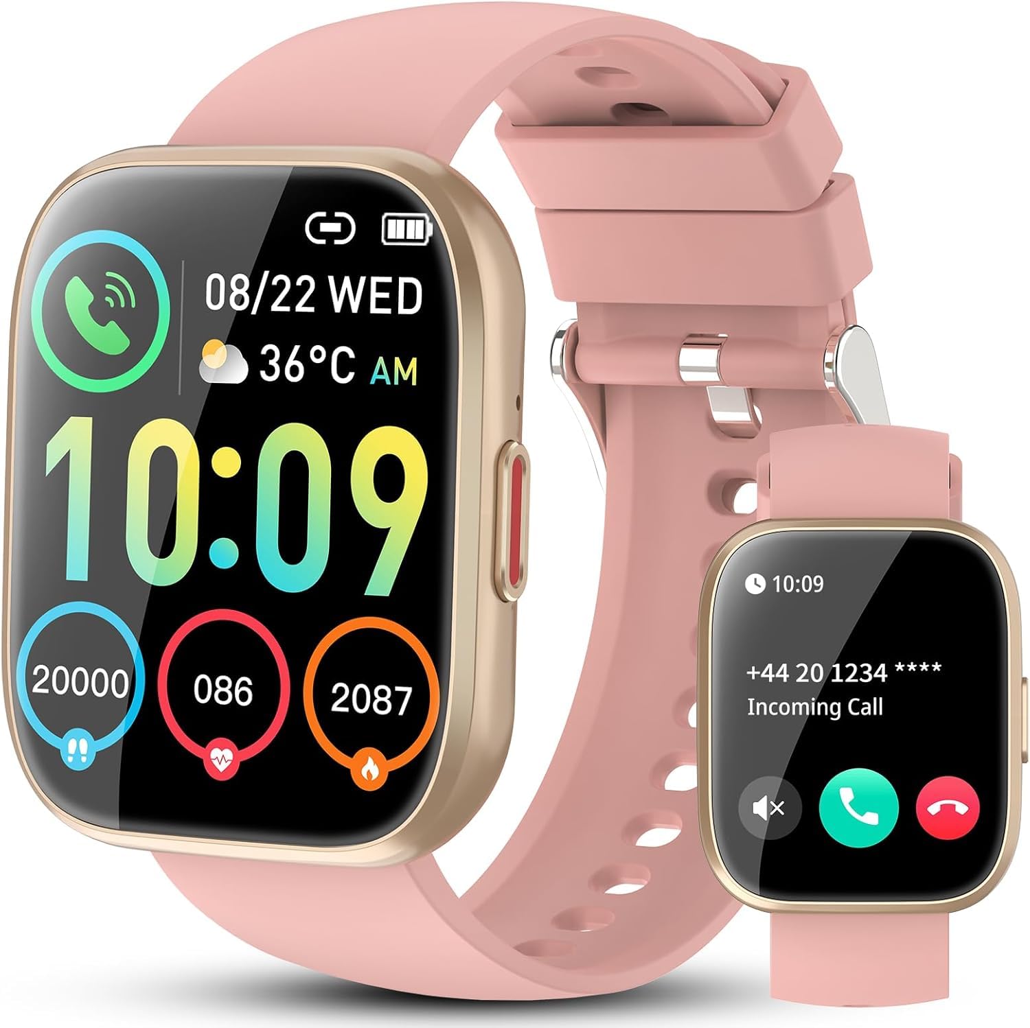 Smart Watch for Women 1 85 TFT-Touch Screen Smartwatch with Call Function 112 Sport Modes Fitness Tracker with