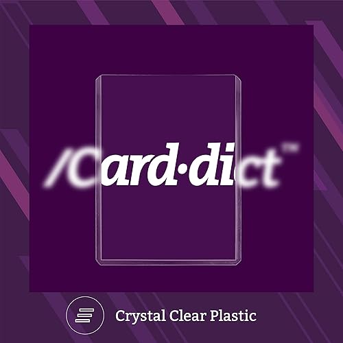 Miniatura 5 de Cargadores superiores de 50 unidades compatibles con tarjetas coleccionables de Pokémon, protectores rígidos de tarjetas deportivas de 35 puntos de