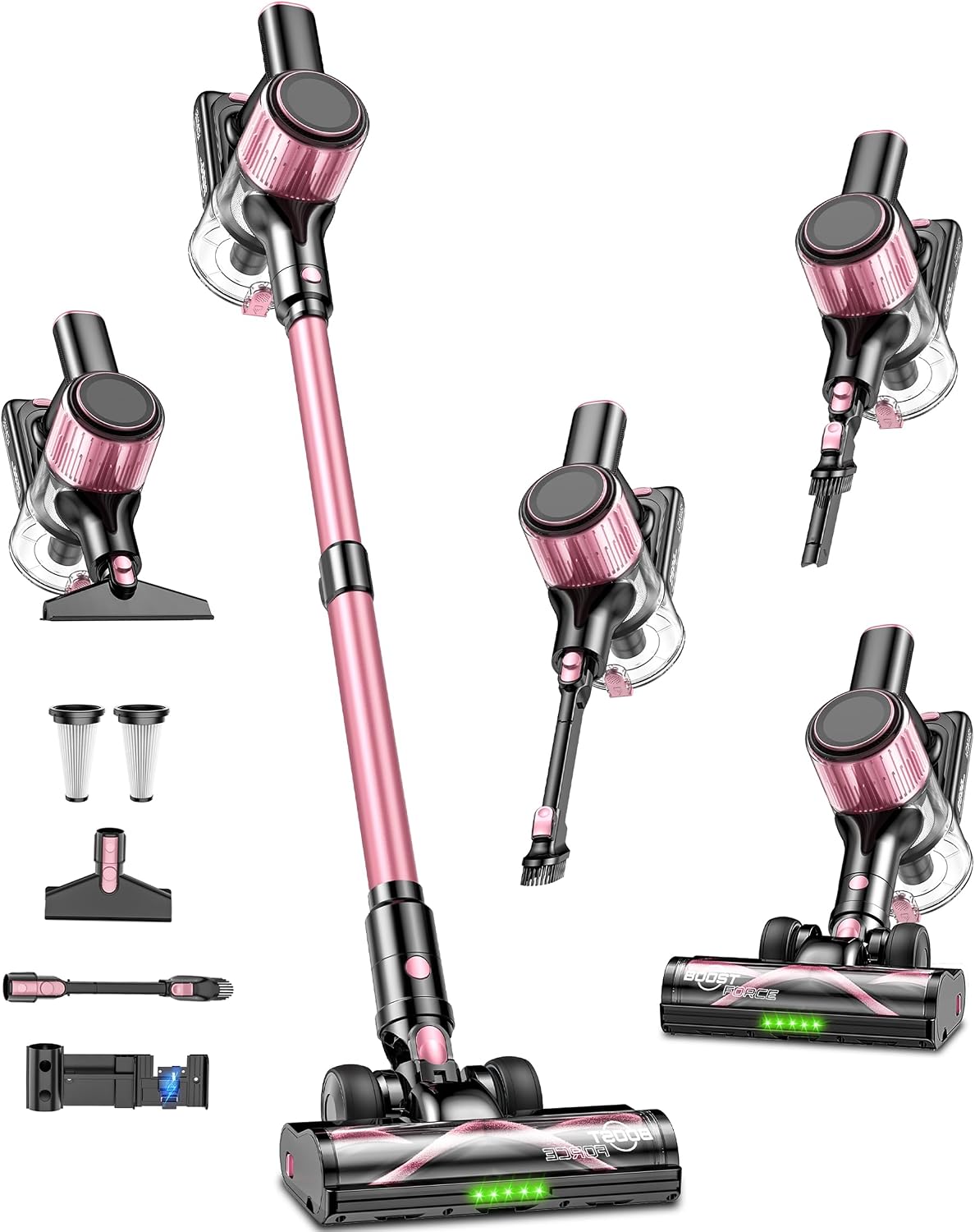 Teendow 50KPa cordless stick vacuum cleaner