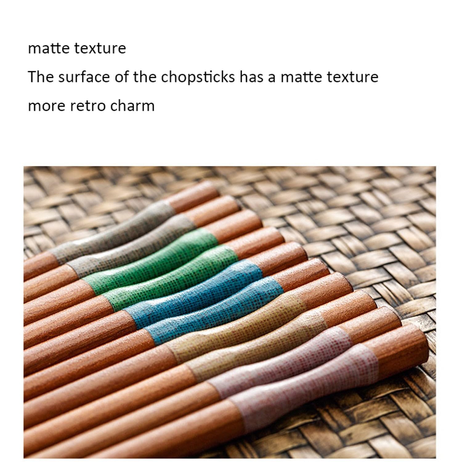 Baguettes Baguettes Baguettes en Bois Baguettes japonaises Baguettes ménagères Haut de Gamme Baguettes en Bambou de Style Japonais(E-23cm)