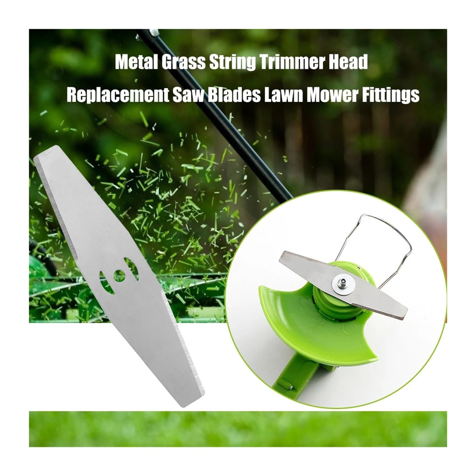 1-50 Piezas de Repuesto for cortadora de césped, Cuchillas de Acero, Cabezal de Corte de Hilo de Metal, Accesorios de Mano, Herramientas eléctricas for el hogar y el jardín.(30PCS)