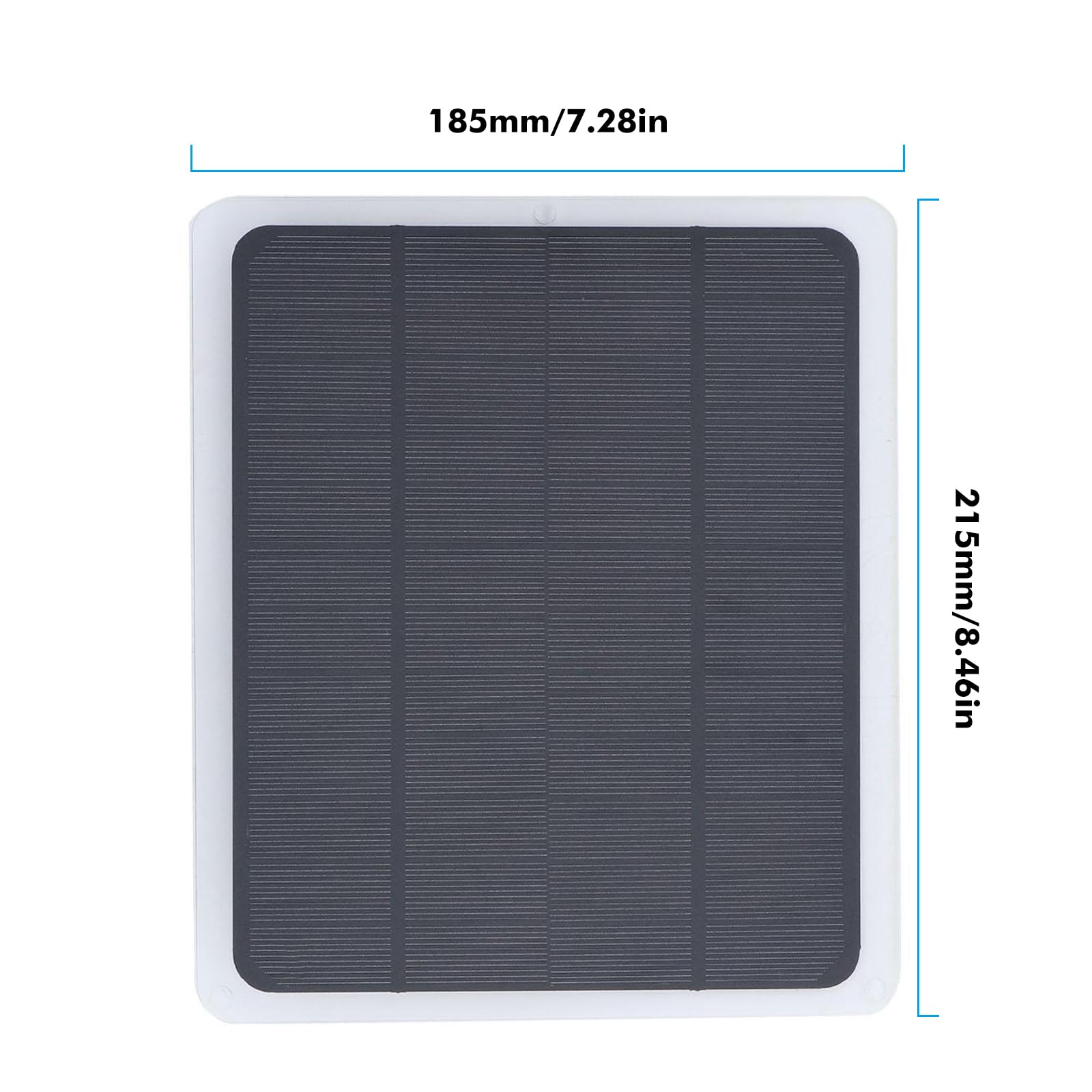 Caricabatteria Solare per Auto, 20W 12V Pannello Solare Portatile Auto Carica Batteria, Impermeabile kit Caricabatterie con Pannello solari Con Porta USB per Automotive,Barca, Moto, RV