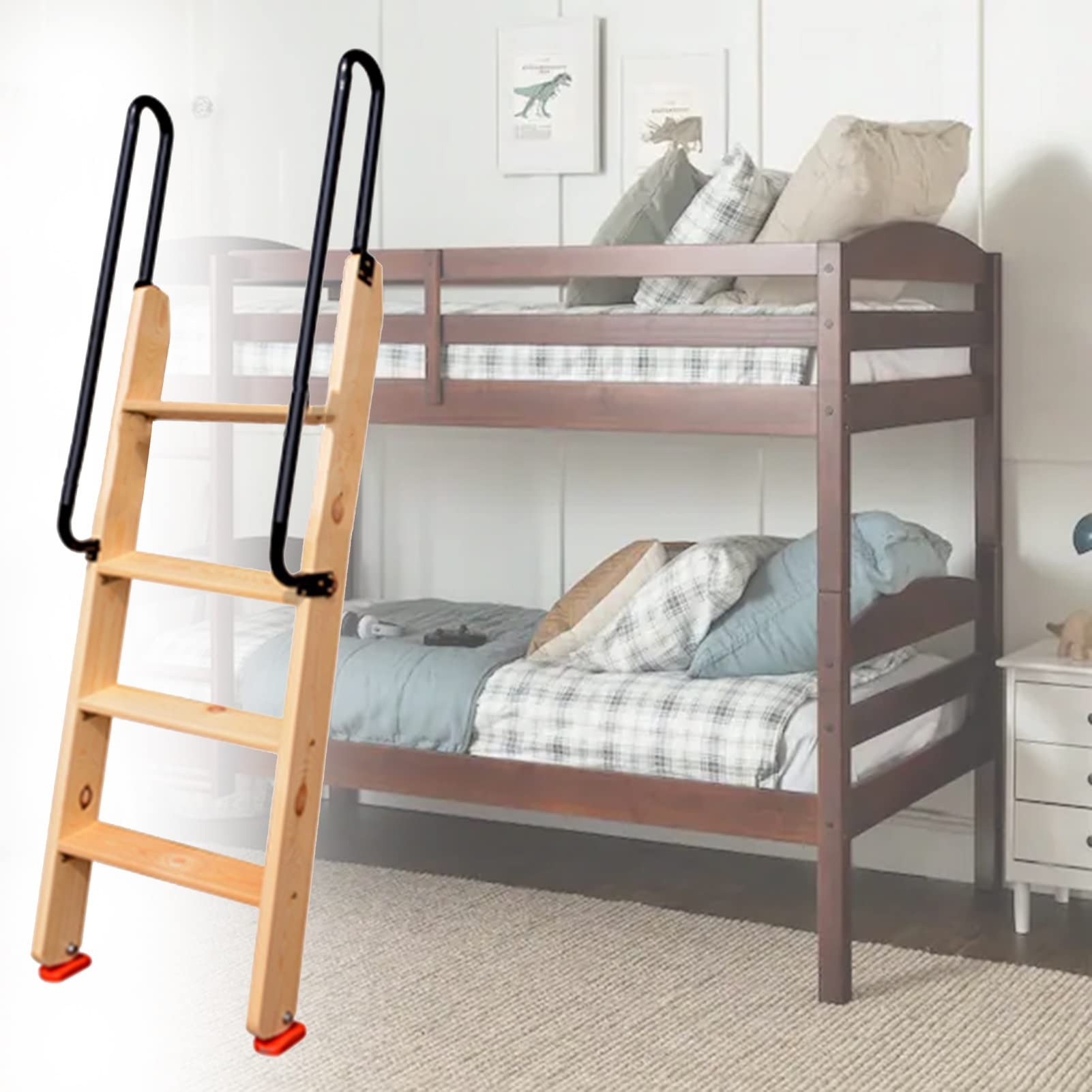 Ladder For Bunk Bed Angle Cut DIY Custom Loft Bed With Ladder For