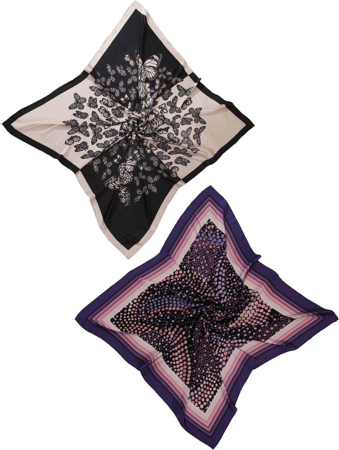 Women's Polyester Satin Silk Square Digital Printed Scarf || Dupatta || Stole || Beach Wear || Fashion Accesorries || Bandana || Head Scarf || Hair Wrap
