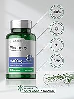 Vista 6 de Horbäach Suplemento de extracto de arándano 150 cápsulas Concentrado de arándanos Sin OMG, sin gluten